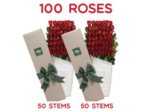 100 red roses hong kong